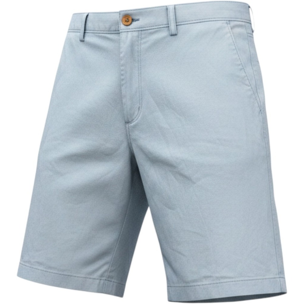 Banana Republic Emerson Shorts Mens 36 Light Blue Chino Flat Front 9 Inseam